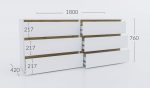 Gold craft oak / Satin