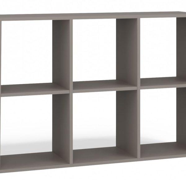 Regál Malax 110 cm šedý