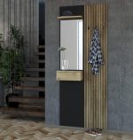 WALERIA 02 vešiakový panel s lamelami