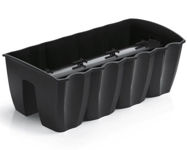 Truhlík na zábradlie CROWL antracit 58cm