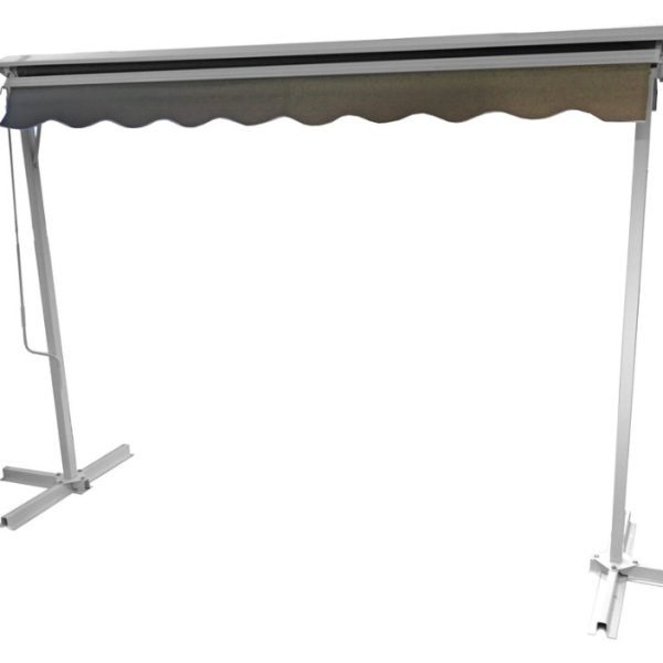 ArtRoja Voľne stojaca markíza P4512 | sivá 4x3m