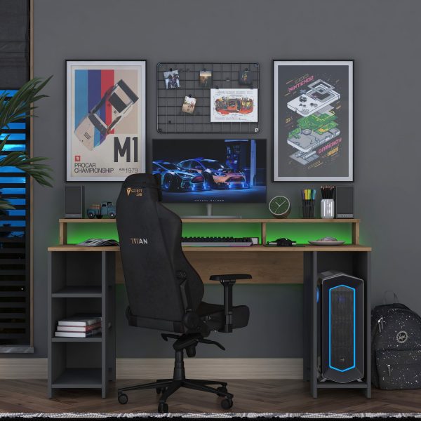 DESK písací stôl s kontajnerom na PC