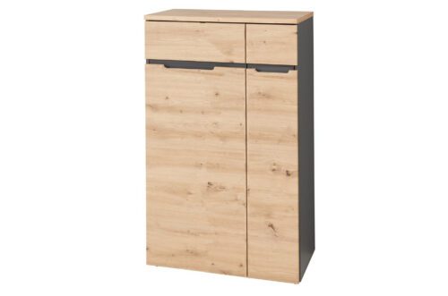 Kancelářská komoda Brego 10 75 cm grafit/dub Artisan Kancelářská komoda Brego 10 75 cm grafit/dub Artisan