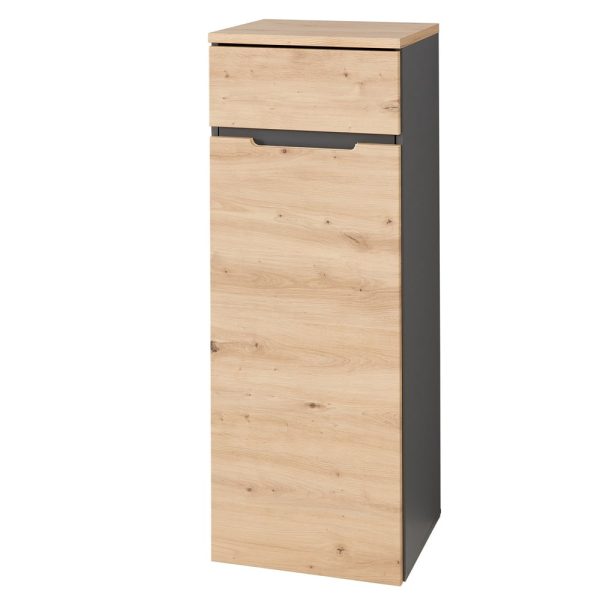 Kancelářská komoda Brego 13 45 cm grafit/dub Artisan