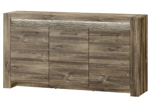 Komoda Belveder 45 158 cm s LED osvětlením dub Stirling Komoda Belveder 45 158 cm s LED osvětlením dub Stirling