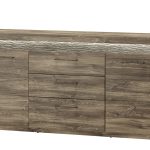 Komoda Belveder 46 178 cm s LED osvětlením dub Stirling