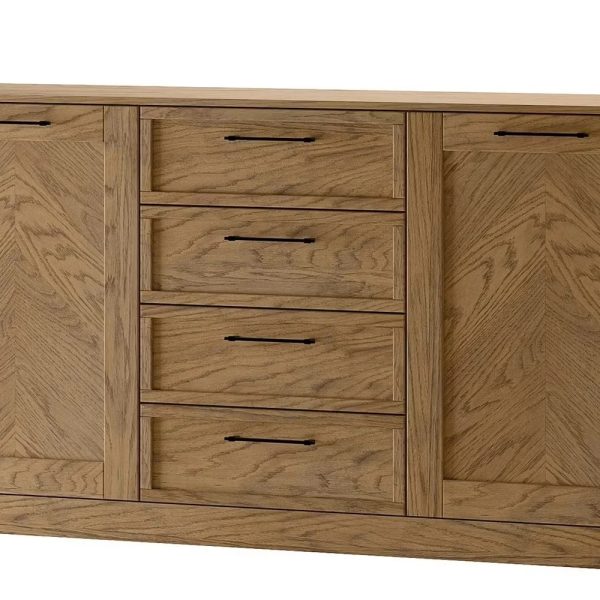 Komoda Cozy 47 z masivu 170 cm dub Rustikal