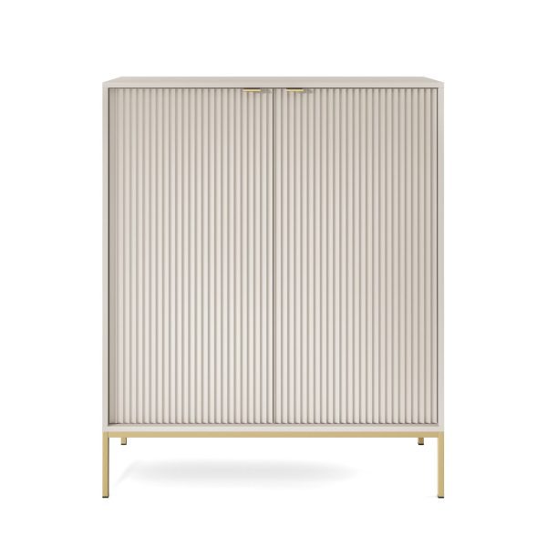 Komoda Nova 104 cm kašmír/zlatá