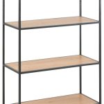 Regál Seaford II 77x114 cm divoký dub