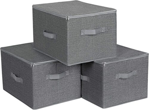 Sada úložných boxů Tripas šedá Sada úložných boxů Tripas šedá