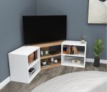 BON moderný rohový TV stolík