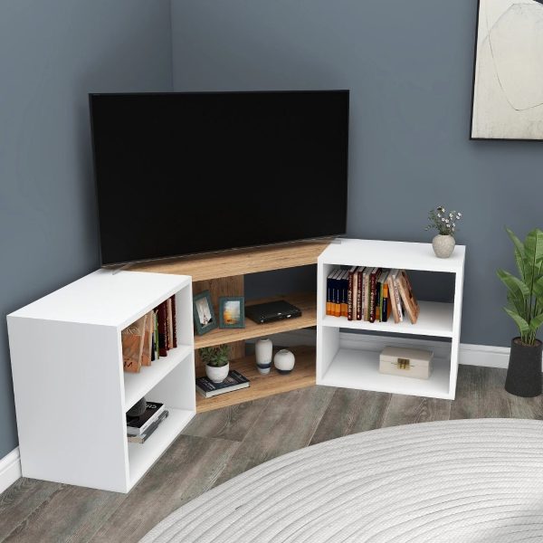 BON moderný rohový TV stolík