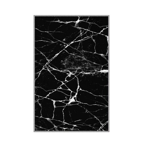 Koberec Black Marble 80x150 cm čierny Koberec Black Marble 80x150 cm čierny