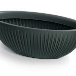 Oválný květináč LATIE 58 cm antracitový