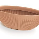 Oválný květináč LATIE 58 cm terakota