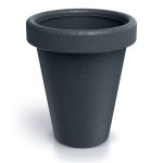 Plastový květináč ORIGINAL 39 cm antracitový matný