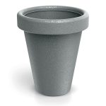 Plastový květináč ORIGINAL 39 cm šedý matný