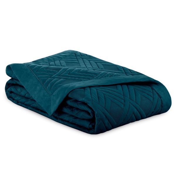 Prehoz na posteľ AmeliaHome Ophelia II indigo