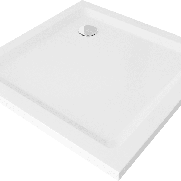 Sprchová vanička MEXEN SLIM 90x90 cm + sifón biela