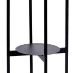Stojan na kvety Torre 60 cm čierny