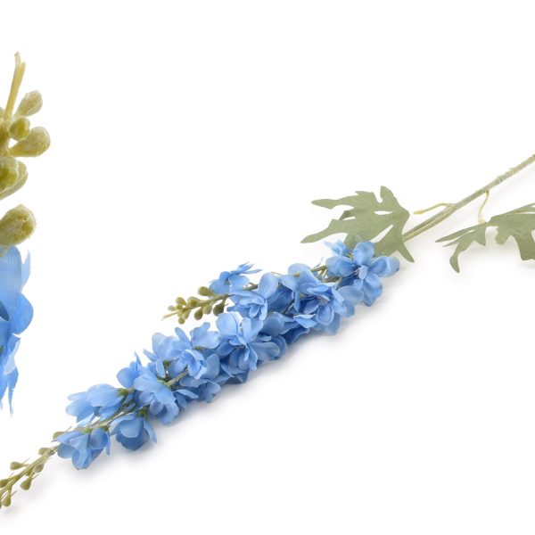 Umělá květina VIRIDIS Delphinium I. 88 cm modrá