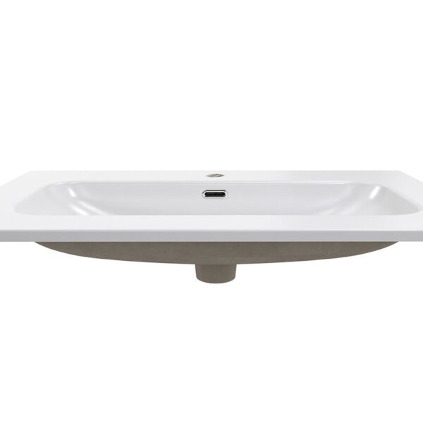 ArtCom Keramické umývadlo FLY 80 | biely lesk 80 cm