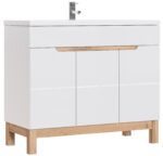 ArtCom Keramické umývadlo SPIRIT UM-8070-100 | biely lesk 100 cm – Obrázok 2
