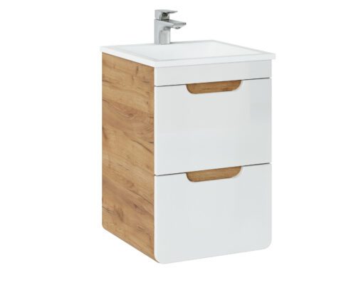 ArtCom Keramické umývadlo SQUARE 42 CFP 9048 B/8023 | biela 40 cm ArtCom Keramické umývadlo SQUARE 42 CFP 9048 B/8023 | biela 40 cm