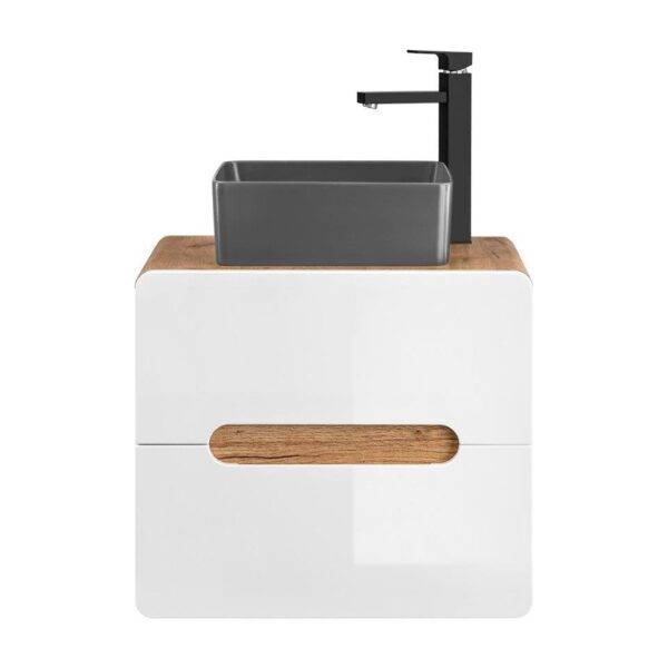 ArtCom Keramické umývadlo UM-6276 SLIM 1 | sivý mat 40 cm
