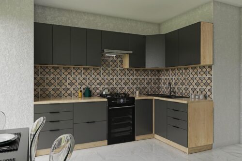 CRAF R2 moderná rohová kuchyňa 280 x 140 CRAF R2 moderná rohová kuchyňa 280 x 140