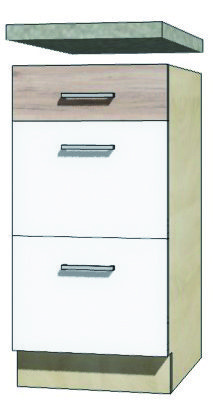 EKO - 8D dolná skrinka so zásuvkami 40cm EKO - 8D dolná skrinka so zásuvkami 40cm
