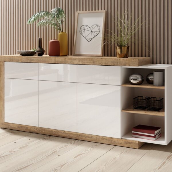 Komoda SINATRA 25 samdal/biela