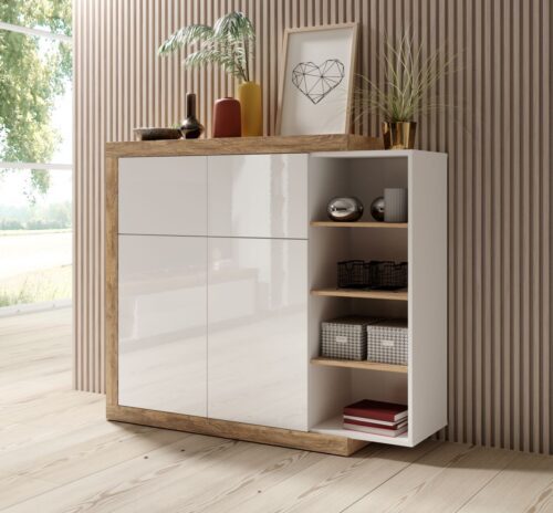 Komoda SINATRA 45 samdal/biela Komoda SINATRA 45 samdal/biela