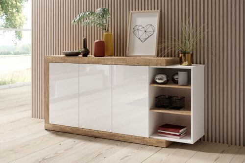 Komoda SINATRA 47 samdal/biela Komoda SINATRA 47 samdal/biela