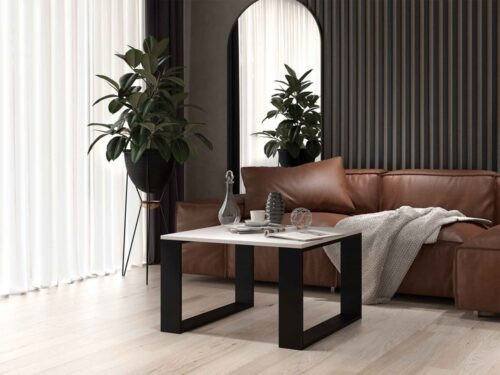 LIVIO LOFT moderný mini kávový stolík LIVIO LOFT moderný mini kávový stolík