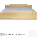 LK101 Posteľ 120