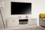 MAREK 028 TV stolík s dvierkami a policami 160cm