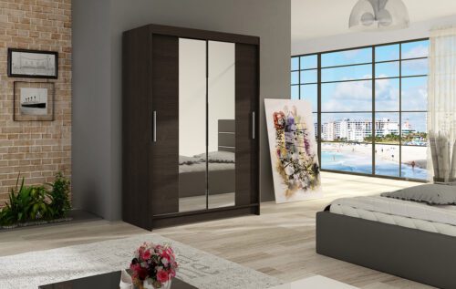 MIA II šatníková skriňa choco MIA II šatníková skriňa choco