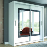 RESTON 203 šatníková skriňa biela 203cm