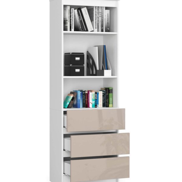 biela / cappuccino lesk