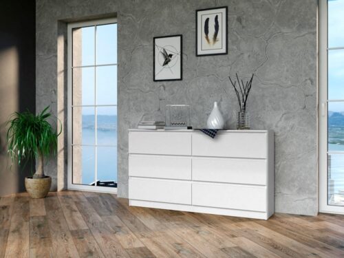 Široká komoda so zásuvkami WALMA M6 140 Široká komoda so zásuvkami WALMA M6 140