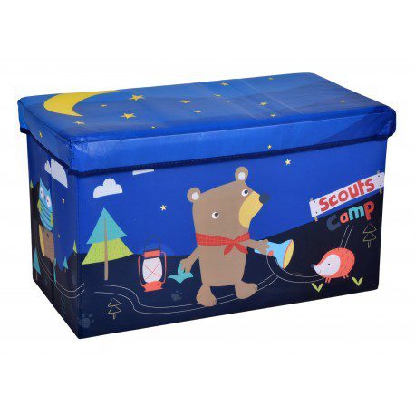 Skladacia taburetka Teddy modrá Skladacia taburetka Teddy modrá