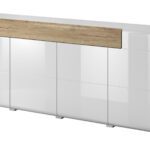 TALEDO 25 dlhá komoda 4 dverová 2494DW25