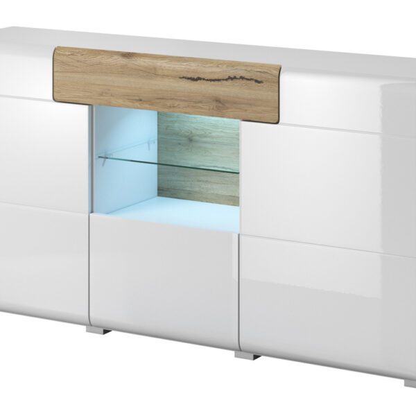 TALEDO 26 nízka dvojdverová vitrína 2494DW26