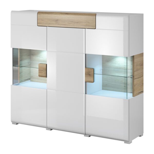 TALEDO 46 presklená barová komoda 2494DW46