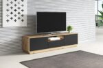 TV stolík ARTON 39 taurus/čierny mat