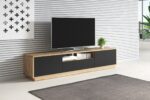 TV stolík ARTON 40 taurus/čierny mat – Obrázok 2
