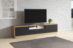 TV stolík ARTON 40 taurus/čierny mat
