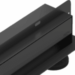 Odtokový žľab k stene MEXEN FLAT WALL 2in1 90 cm čierny