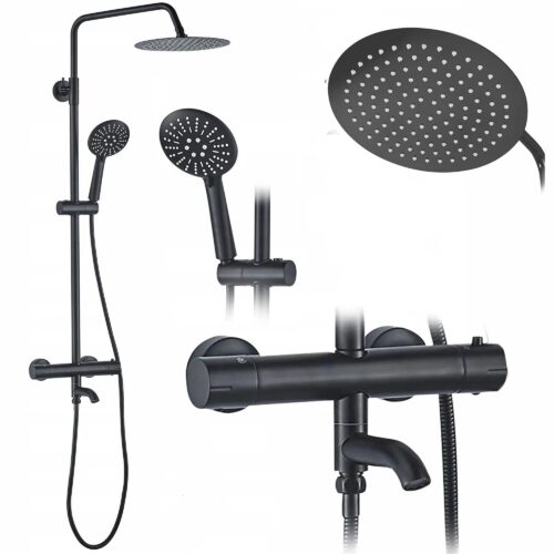 Sprchový set LUNGO čierny Sprchový set LUNGO čierny